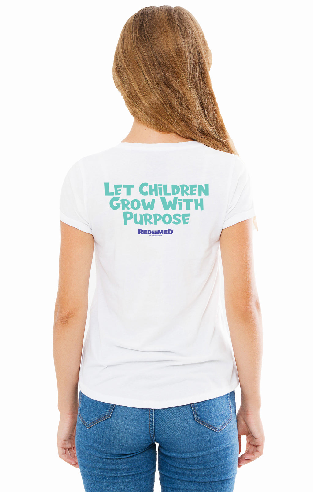 “Support Builds Courage.” – White Colorful  (Bella Canvas/Gildan G5000) T-shirt