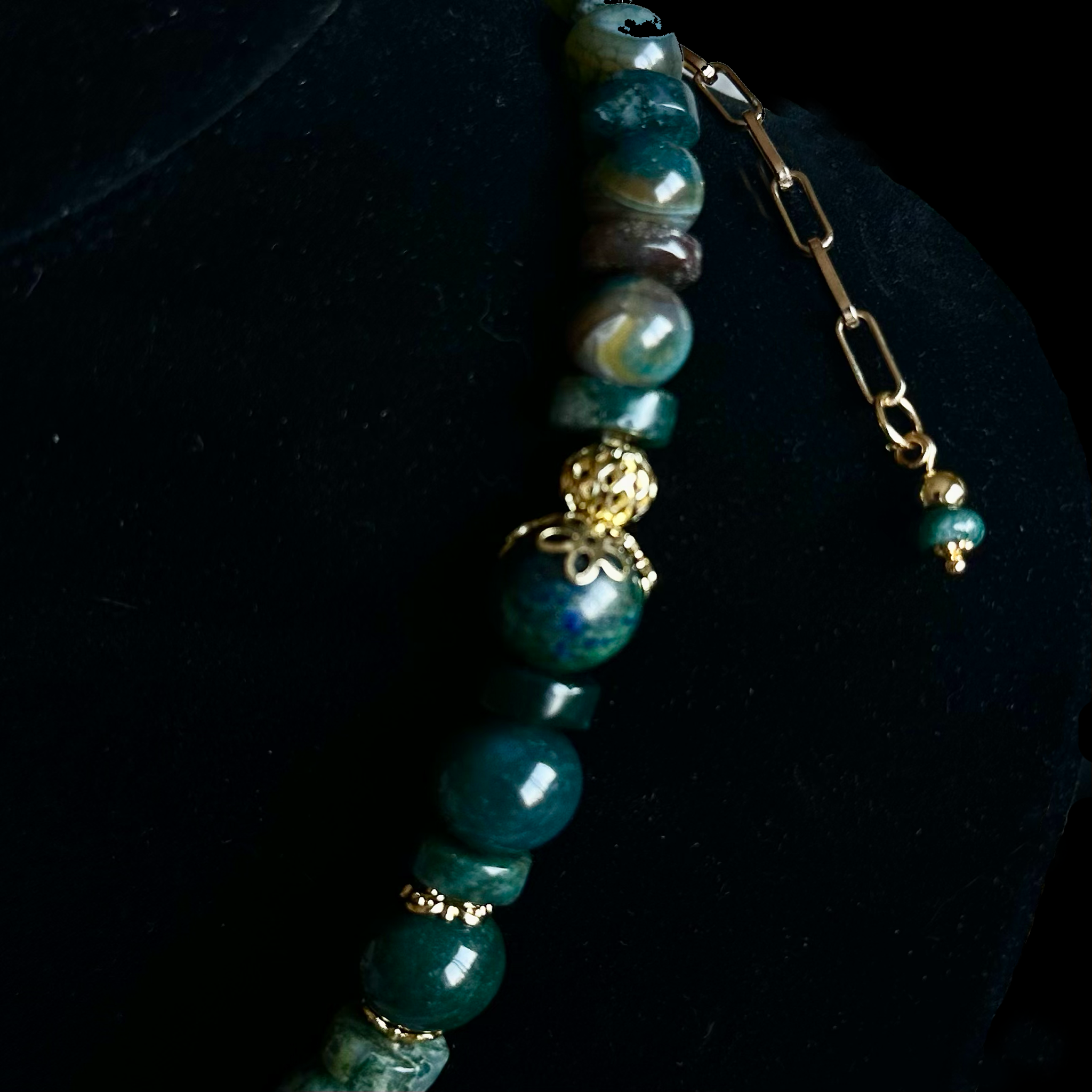 Ancient Forest" Statement Necklace