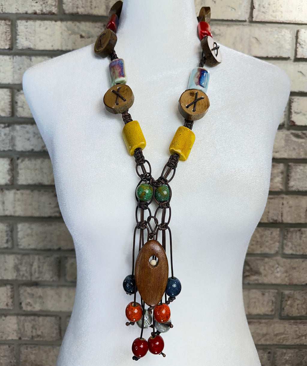 Earth Harmony Designer Statement Necklace
