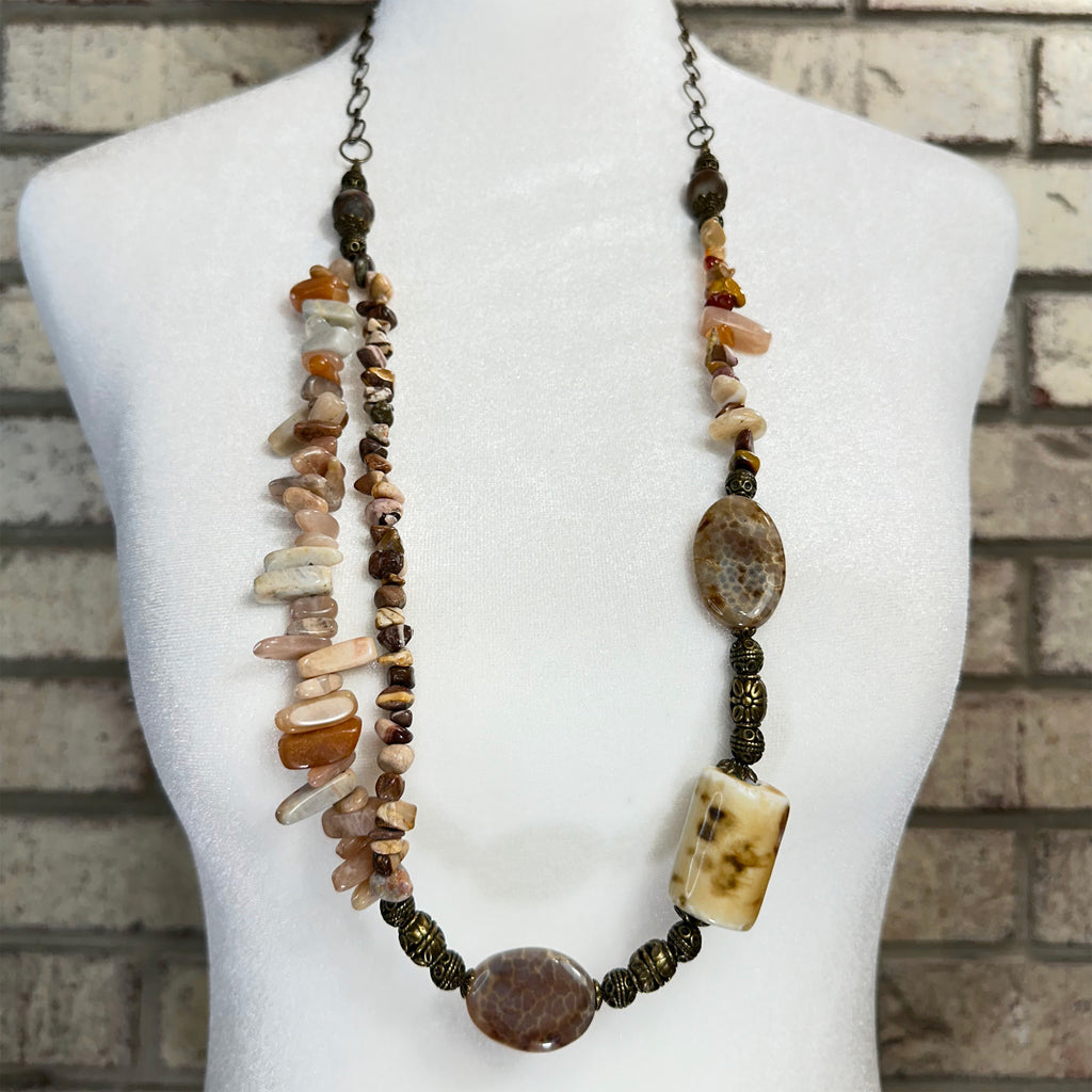 Earth Composition Necklace