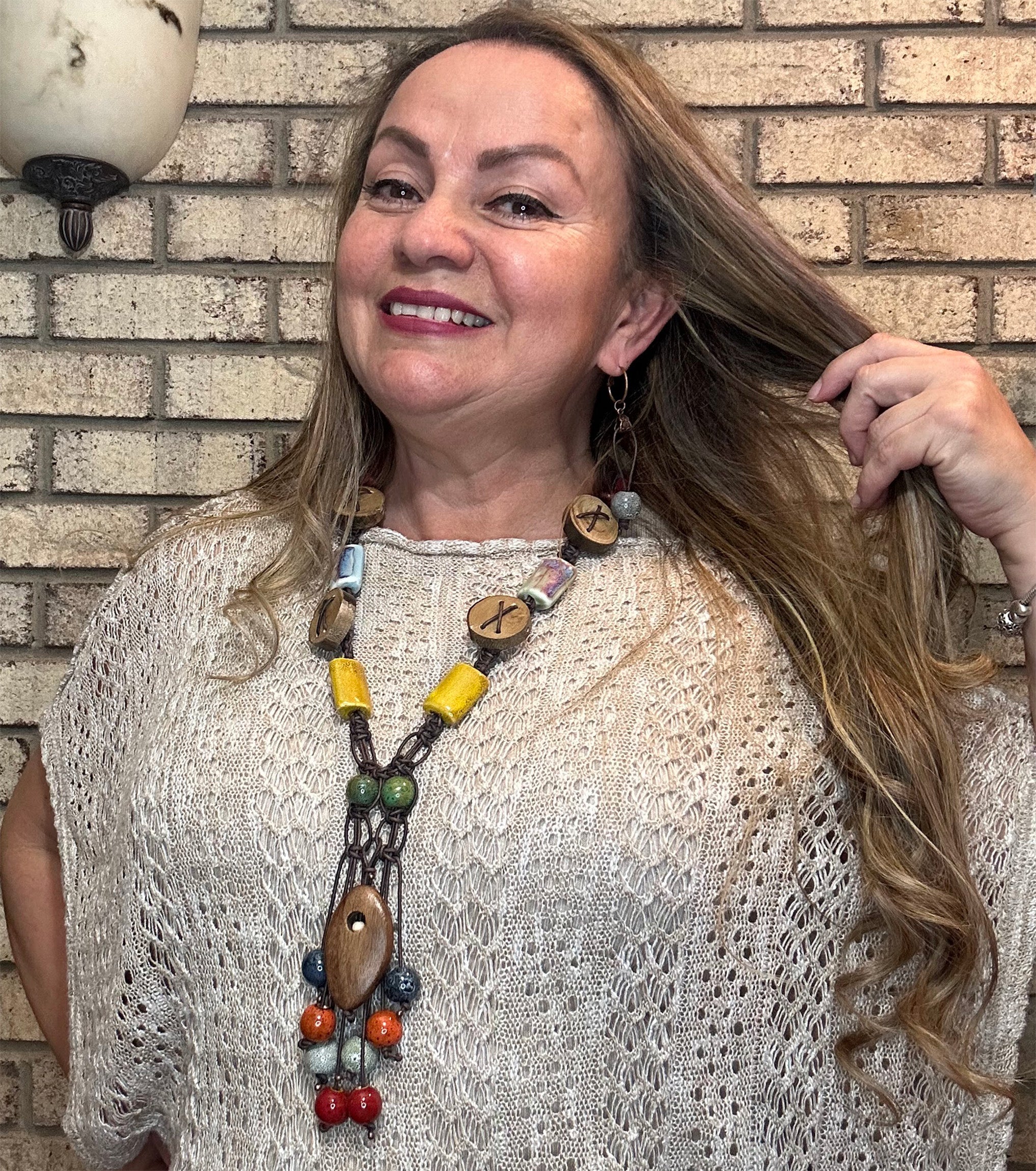 Earth Harmony Designer Statement Necklace