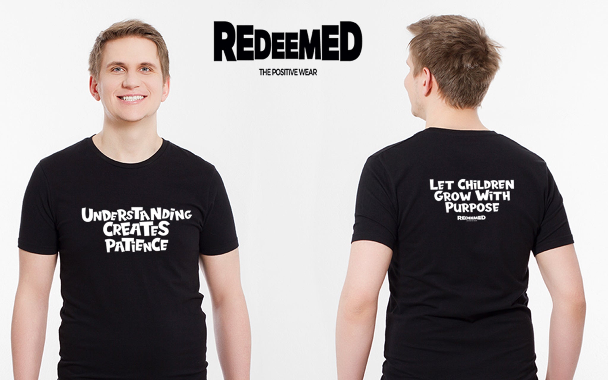 “Understanding Creates Patience.” – Black  (Bella Canvas/Gildan G5000) T-shirt