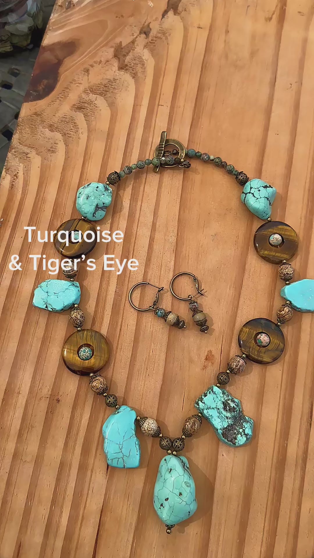 Turquoise & Tiger’s Eye Set